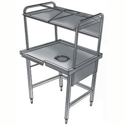 Electrolux Professional Bulaşık Kabul Tezgahı, 1 Sıyırma Hunisi, Basket Raflı, Sağdan Sola - 1000x800 Mm BHST1008R Electrolux Professional Bulaşık Kabul Tezgahı, 1 Sıyırma Hunisi, Basket Raflı, Sağdan Sola - 1000x800 Mm BHST1008R