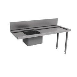 Electrolux Professional Bulaşık Giriş Tezgahı, Tek Evyeli (500x400 Mm), Giyotin Tip Bulaşık Makinesi İçin, Filtreli, Sağdan Sola - 1800 Mm PTSBHT18R Electrolux Professional Bulaşık Giriş Tezgahı, Tek Evyeli (500x400 Mm), Giyotin Tip Bulaşık Makinesi İçin, Filtreli, Sağdan Sola - 1800 Mm PTSBHT18R