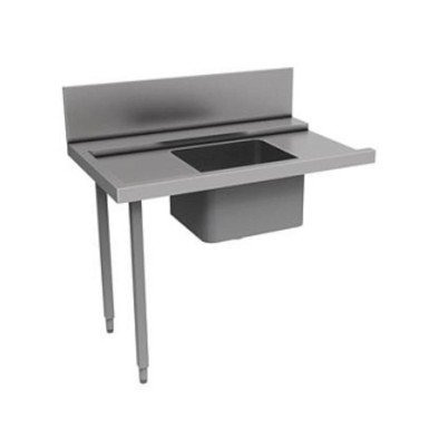 Electrolux Professional Bulaşık Giriş Tezgahı, Tek Evyeli (500x400 Mm), Giyotin Tip Bulaşık Makinesi İçin, Soldan Sağa - 1200 Mm PTSBHT12L
