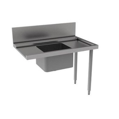 Electrolux Professional Bulaşık Giriş Tezgahı, Tek Evyeli (500x400 Mm), Giyotin Tip Bulaşık Makinesi İçin, Filtreli, Sağdan Sola - 1200 Mm PTSBHT12R