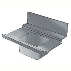 Electrolux Professional Bulaşık Giriş Tezgahı, Ayaksız, Bulaşık Kabul Tezgahı İle Giyotin Bulaşık Makinesi Arası İçin, Tek Evyeli (500x400 Mm), 300 Mm Sırt, Sağdan Sola - 1050 Mm BHHPIB10R Electrolux Professional Bulaşık Giriş Tezgahı, Ayaksız, Bulaşık Kabul Tezgahı İle Giyotin Bulaşık Makinesi Arası İçin, Tek Evyeli (500x400 Mm), 300 Mm Sırt, Sağdan Sola - 1050 Mm BHHPIB10R