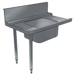 Electrolux Professional Bulaşık Giriş Tezgahı, Tek Evyeli (600x500 Mm), Giyotin Tip Bulaşık Makinesi İçin, 300 Mm Sırt, Soldan Sağa - 1200 Mm BHHPT6B12L