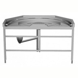 Electrolux Professional Endüstriyel Çıkış Tezgahı 180° Açılı, Bulaşık Makinesi Kontrollü, Saat Yönünün Tersine HSUC180CC Electrolux Professional Endüstriyel Çıkış Tezgahı 180° Açılı, Bulaşık Makinesi Kontrollü, Saat Yönünün Tersine HSUC180CC