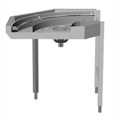 Electrolux Professional Endüstriyel Giriş Tezgahı 90° Açılı, Bulaşık Makinesi Kontrollü, Saat Yönünün Tersine HSLC90CC