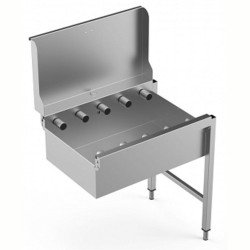 Electrolux Professional Derin Hazneli Ve Sırtlı Kısa Silindirli Konveyör, 800 Mm HSSRDB8SB