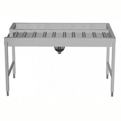Electrolux Professional 3 Sepetli Manuel Ayrıştırma Tezgahı, Yandan Bağlantılı, Soldan > Sağa, 1620 Mm HSMSS3LR