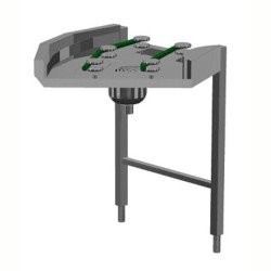 Electrolux Professional Sepetler İçin Kordonlu Konveyör, Kavisli - 45° HSBCC45C