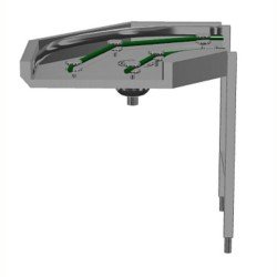 Electrolux Professional Sepetler İçin Kordonlu Konveyör, Kavisli - 90° HSBCC90C