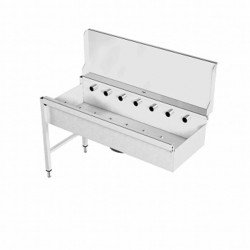 Electrolux Professional Derin Hazneli Ve Sırtlı Kısa Silindirli Konveyör, 1400 Mm HSSRDB14SB