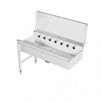 Electrolux Professional Derin Hazneli Ve Sırtlı Kısa Silindirli Konveyör, 1300 Mm HSSRDB13SB