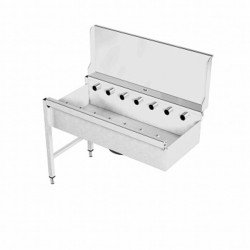 Electrolux Professional Derin Hazneli Ve Sırtlı Kısa Silindirli Konveyör, 1200 Mm HSSRDB12SB