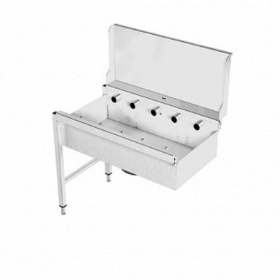 Electrolux Professional Derin Hazneli Ve Sırtlı Kısa Silindirli Konveyör, 1000 Mm HSSRDB10SB
