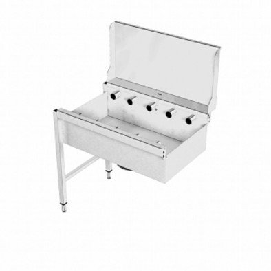 Electrolux Professional Derin Hazneli Ve Sırtlı Kısa Silindirli Konveyör, 900 Mm HSSRDB9SB