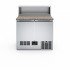 Electrolux Professional Endüstriyel Soğutmalı Pizza Hazırlık Tezgahı, 2 Kapılı, 250 Lt, Mermer Üst Tablalı, +2+10°c, Aısı 304 PTR259