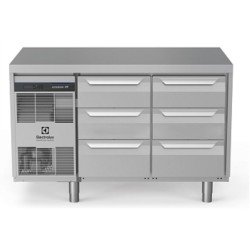 Electrolux Professional Tezgah Tipi Derin Dondurucu, 6x1/3 Çekmeceli, 290 Litre, -22°/-15°c, Aısı 304, R290 EH2KBCC
