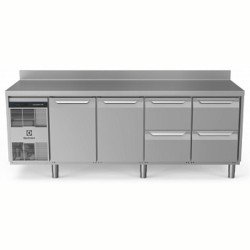 Electrolux Professional Endüstriyel Soğuk Tezgah 2 Kapı + 4 Çekmece 590 Lt -2+10°c, Aısı 304 Sırtlı EH4H3AABB