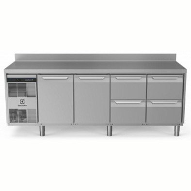 Electrolux Professional Endüstriyel Soğuk Tezgah 2 Kapı + 4 Çekmece 590 Lt -2+10°c, Aısı 304 Sırtlı EH4H3AABB Electrolux Professional Endüstriyel Soğuk Tezgah 2 Kapı + 4 Çekmece 590 Lt -2+10°c, Aısı 304 Sırtlı EH4H3AABB