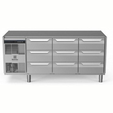 Electrolux Professional 9x? Drawer Refrigerated Counter 440lt, - 2+10°c, Aısı 304, With Drawers With Frame Only, Without Worktop EH3H7GGG Electrolux Professional 9x? Drawer Refrigerated Counter 440lt, - 2+10°c, Aısı 304, With Drawers With Frame Only, Without Worktop EH3H7GGG