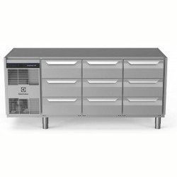 Electrolux Professional Endüstriyel Soğuk Tezgah 9x1/3 Çekmeceli 440 Lt -2+10°c, Aısı 304 Üst Tablasız EH3H7CCC
