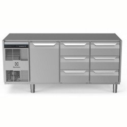 Electrolux Professional Endüstriyel Soğutmalı Tezgah, "heavy Duty", Aısı304, Üst Tablasız, -2°/+10°c, Dijital, Tropikal - 440 Lt, 1 Kapılı + 6x? Çekmeceli EH3H7ACC