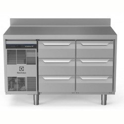 Electrolux Professional Endüstriyel Soğutmalı Tezgah 6x1/3 Çekmeceli 290 Lt -2+10°c, Aısı 304 Sırtlı EH2H3CC