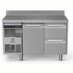 Electrolux Professional Endüstriyel Soğutmalı Tezgah, Sırtlı, "heavy Duty", Aısı304, -2°/+10°c, Dijital, Tropikal - 290 Lt, 1 Kapılı + 2x½ Çekmeceli EH2H3AB
