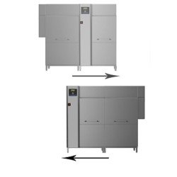 Electrolux Professional Çift Durulamalı Konveyörlü Bulaşık Makinesi, 250 Sepet/saat, Clear Blue Filitreleme Sistemi, Elektrikli, Dokunmatik Ekran, Sol> Sağ, Termal Etiket Uyumlu EDR250EL5