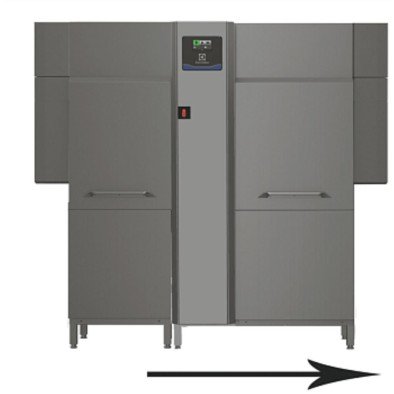 Electrolux Professional Endüstriyel Çift Durulamalı Konveyör Tip Bulaşık Makinesi 200 Sepet/saat (865506 İle Birlikte Sipariş Edilmelidir) EDR20PELA5WV
