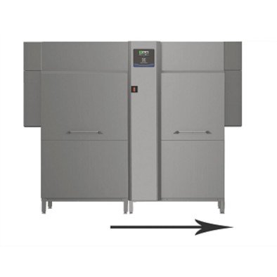 Electrolux Professional Çift Durulamalı Konveyörlü Bulaşık Makinesi 250 Sepet/saat (ön Yıkama Modülü İle Kullanılacak İse 865506 İle Birlikte Sipariş Edilmelidir) EDR25PEL5V