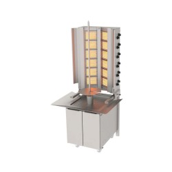 Atalay ADG-12-D Döner Makineleri Duvara Monte Gazlı Hareketli Alt Arabalı Alttan Motorlu - 6x2 Radyanlı - 220 V