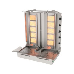 Atalay ADG-5+5-A Döner Makineleri Gazlı Alttan Motorlu Hareketli Yanyana - 5x2 Radyanlı