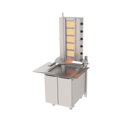 Atalay ADG-5-D-S Döner Makineleri Duvara Monte Gazlı Hareketli Alt Arabalı Sabit 5 Radyanlı -