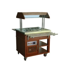 Atalay ASBM-02 Benmariler Orta Tip Ahşap Kaplama GN 1/1 x 2 - 230 V Atalay ASBM-02 Benmariler Orta Tip Ahşap Kaplama GN 1/1 x 2 - 230 V