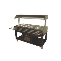 Atalay ASBM-04 Benmariler Orta Tip Ahşap Kaplama GN 1/1 x - 230 V Atalay ASBM-04 Benmariler Orta Tip Ahşap Kaplama GN 1/1 x - 230 V