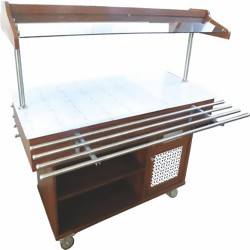 Dora BM04 Bain Marie 4 GN 1/1