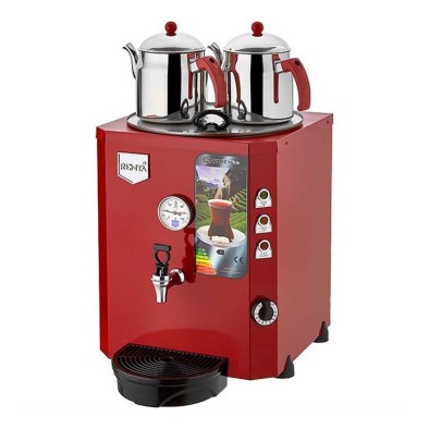 Remta Jumbo Çay Makinesi-23 litre-2 demlik dahil - Şamandıralı (Damacana) Kırmızı