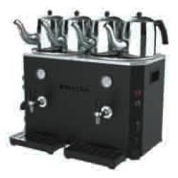 Duran Çelik DÇ094 Çay Makinesi 23+23Lt, Siyah Duran Çelik DÇ094 Çay Makinesi 23+23Lt, Siyah