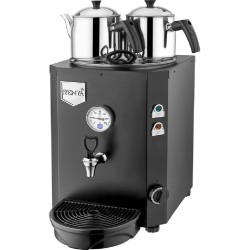 Remta Jumbo Siyah Çay Makinesi 13 litre-2 demlik dahil Remta Jumbo Siyah Çay Makinesi 13 litre-2 demlik dahil