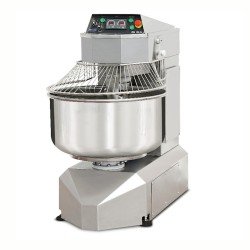 Dirmak ISM 100-32 CR Spiral Hamur Yoğurma Makinası 100 Lt Kazan 50 Kg Un Kapasiteli İki Devirli Krom Gövde 380v/3p/50hz