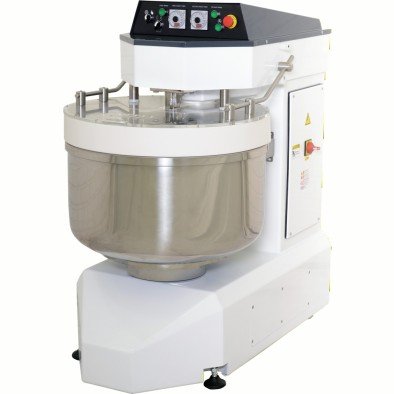 Dirmak ISM 350-32S Spiral Hamur Yoğurma Makinası 350 Lt Kazan İki Yönlü Kazan 150 Kg Un Kapasiteliki Devirli İki Yöne Dönen Kazan Krom Gövde 380v/3p/50hz