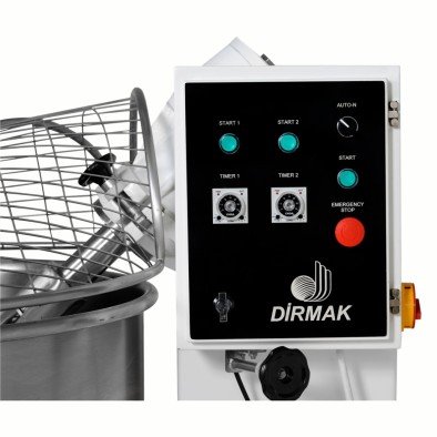 Dirmak PET 125-32 Çatallı Tip Hamur Yoğurma Makinası 125 Lt Kazan 50 Kg Un Kapasiteli İki Devirli 380v/3p/50hz