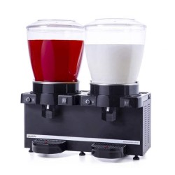 Samixir MM44.AB Twin Soğuk İçecek Dispenseri, 22+22 L, Panaromik, Analog, Karıştırıcılı, Siyah Samixir MM44.AB Twin Soğuk İçecek Dispenseri, 22+22 L, Panaromik, Analog, Karıştırıcılı, Siyah