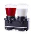 Samixir MM44.AB Twin Soğuk İçecek Dispenseri, 22+22 L, Panaromik, Analog, Karıştırıcılı, Siyah