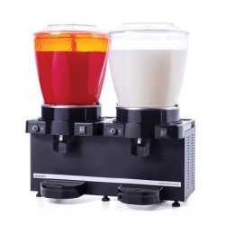 Samixir SM44.AB Twin Soğuk İçecek Dispenseri, 22+22 L, Panaromik, Analog, Fıskiyeli ve Karıştırıcılı, Siyah Samixir SM44.AB Twin Soğuk İçecek Dispenseri, 22+22 L, Panaromik, Analog, Fıskiyeli ve Karıştırıcılı, Siyah
