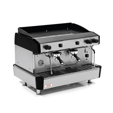 Espresso Kahve Mak. - 2 grup - yarı otomatik - Empero EMP.CPC.2GB - siyah