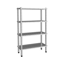 Empero EMP.D.2.53152-18-4-D 4 Katlı Delikli Raflar 53x152x180 cm INOX 201 Empero EMP.D.2.53152-18-4-D 4 Katlı Delikli Raflar 53x152x180 cm INOX 201