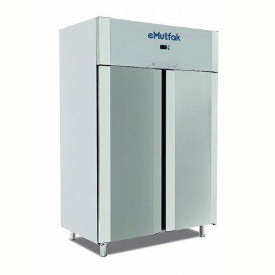 eMutfak EMP.140.80.01 Dik Tip Buzdolabı (Fanlı) Çift Kapılı 1400 Litre  (Empero Garantili)