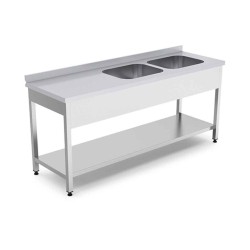 Empero EMP.E.71485-2ET-R 2 Evyeli Tezgah Sağ 140x70x85 cm Empero EMP.E.71485-2ET-R 2 Evyeli Tezgah Sağ 140x70x85 cm