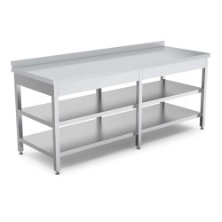 Empero EMP.ATT2.60240 Alt Raflı-Ara Raflı Çalışma Tezgahı 240x60x85 cm Empero EMP.ATT2.60240 Alt Raflı-Ara Raflı Çalışma Tezgahı 240x60x85 cm