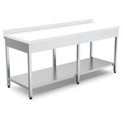 Empero EMP.PTT.70180 Alt Raflı Polietilen Çalışma Tezgahı 180x70x85 cm Empero EMP.PTT.70180 Alt Raflı Polietilen Çalışma Tezgahı 180x70x85 cm